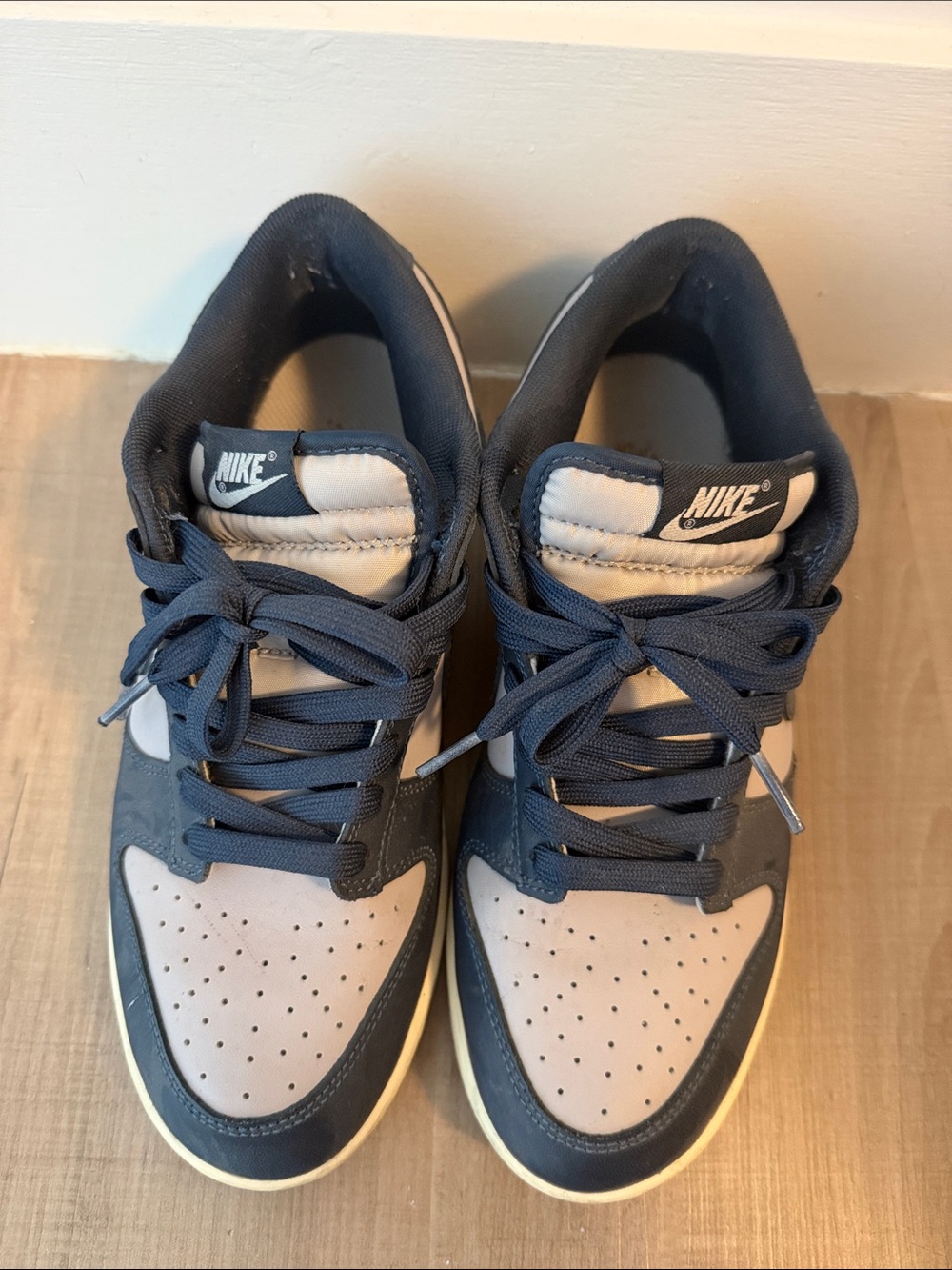 Nike Dunk Low Georgetown Wolf Grey Navy Men’s Size 8.5 DD1391-003